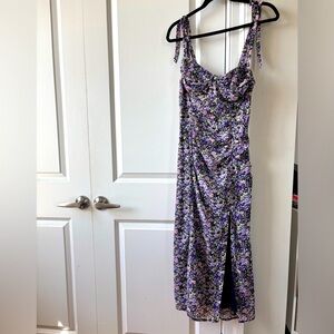 Floral Maxi Dress with slit